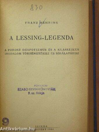 A Lessing-legenda