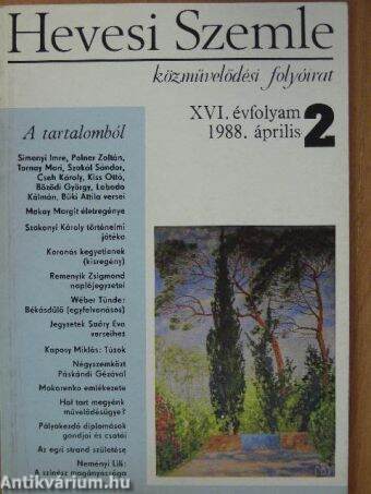 Hevesi Szemle 1988. április