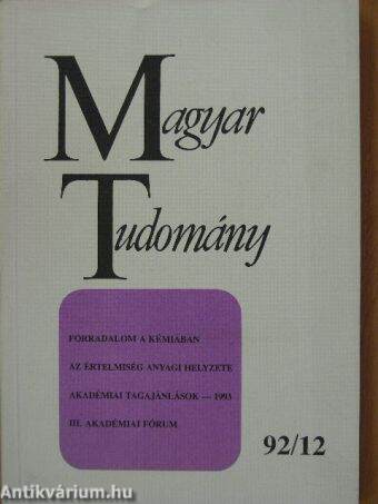 Magyar Tudomány 1992. december