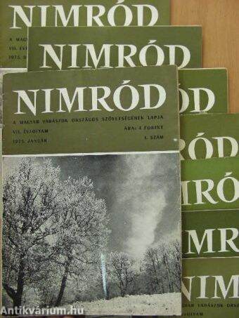 Nimród 1975. (nem teljes évfolyam)