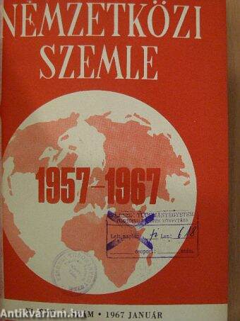 Nemzetközi Szemle 1967. I-II.