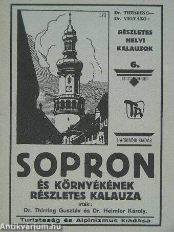 Sopron és környékének részletes kalauza