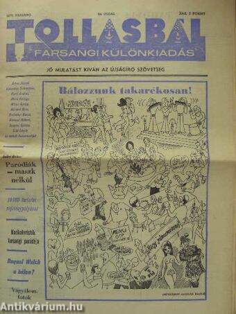 Tollasbál 1975. farsangi különkiadás