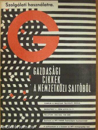 Gazdasági cikkek a nemzetközi sajtóból 1970. november 5.