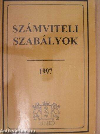 Számviteli szabályok 1997.