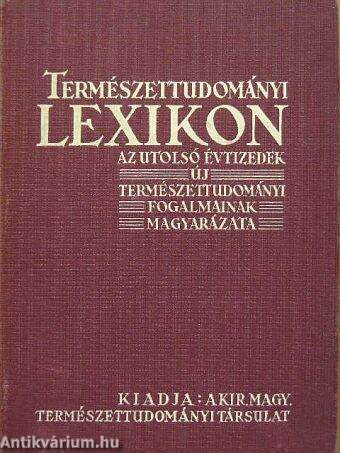 Természettudományi lexikon