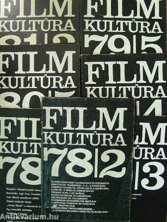 Filmkultúra 1978-1981. (vegyes számok) (7 db)