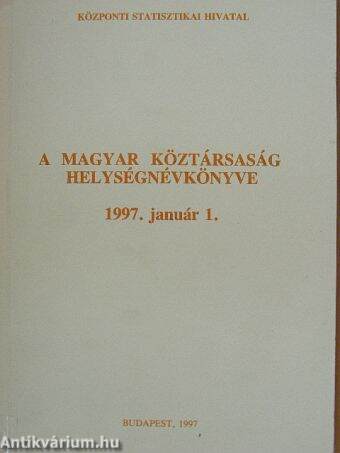 A Magyar Köztársaság helységnévkönyve