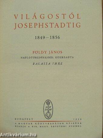 Világostól Josephstadtig 1849-1856