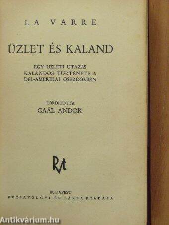 Üzlet és kaland