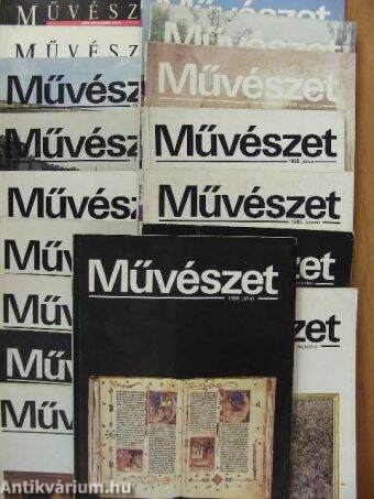 Művészet 1985-1987., 1990 (vegyes számok) (17 db)