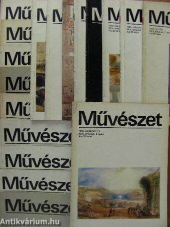 Művészet 1982-1984. (vegyes számok) (18 db)