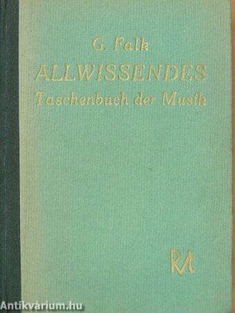 Allwissendes taschenbuch der Musik