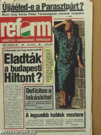 Reform 1988. szeptember 30.