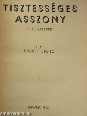 Tisztességes asszony