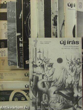 Új Írás 1966., 1970-1977., 1982. (vegyes számok) (24 db)