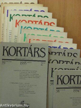 Kortárs 1973., 1974., 1981., 1982., 1993-1995. (vegyes számok( (14 db)