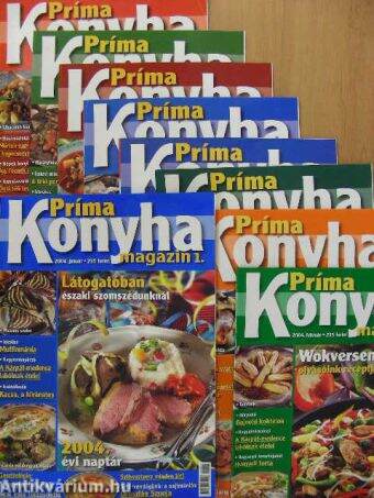 Príma Konyha Magazin 2004. (nem teljes évfolyam)