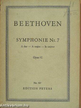 Symphonie Nr. 7 A dur Opus 92