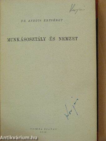 Munkásosztály és nemzet