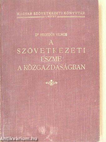 A szövetkezeti eszme a közgazdaságban