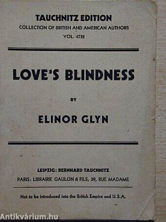 Love's blindness