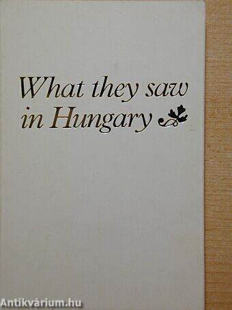 What they saw in Hungary