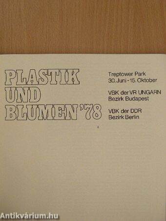 Plastik und Blumen '78