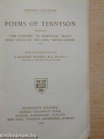 Poems of Tennyson