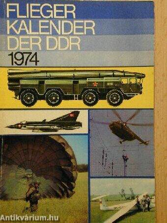 Fliegerkalender der DDR 1974