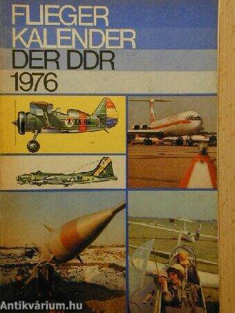 Fliegerkalender der DDR 1976