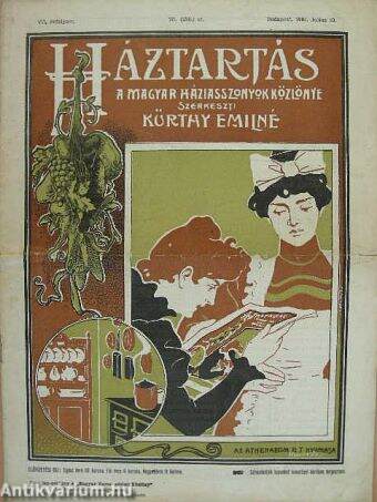 Háztartás 1901. Julius 10.