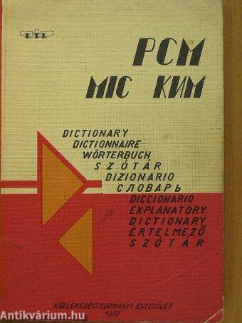 PCM szótár és értelmező szótár