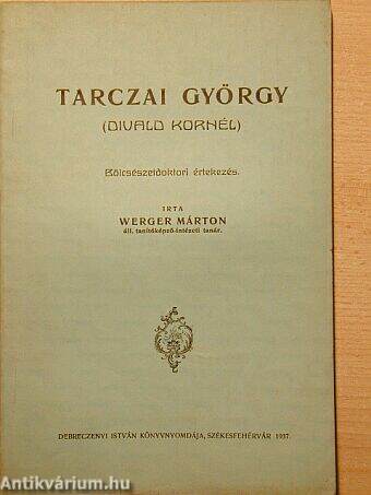 Tarczai György (Divald Kornél)