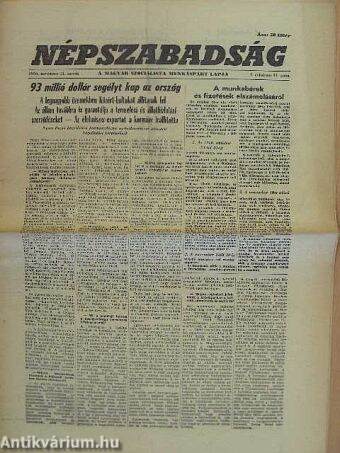 Népszabadság 1956. november 21.