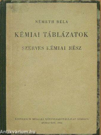 Kémiai táblázatok