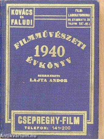 Filmművészeti évkönyv 1940