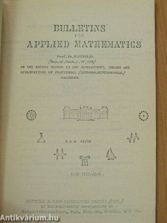 Bulletins for Applied Mathematics 66-75/80 (XVII)