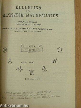 Bulletins for Applied Mathematics 66-75/80 (XVII)