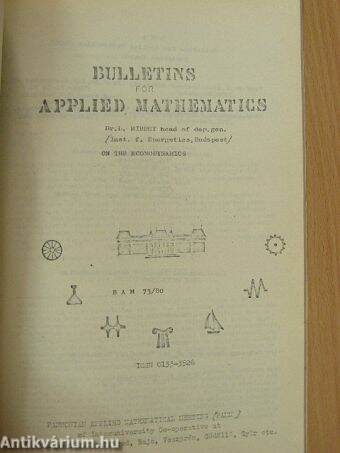 Bulletins for Applied Mathematics 66-75/80 (XVII)