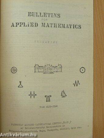 Bulletins for Applied Mathematics 66-75/80 (XVII)