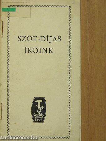 SZOT-díjas íróink