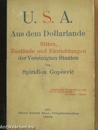 U. S. A. - Aus dem Dollarlande