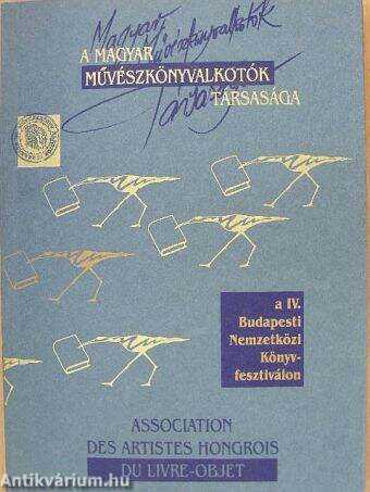 A Magyar Művészkönyvalkotók Társasága a IV. Budapesti Nemzetközi Könyvfesztiválon 1997. április 24-27.