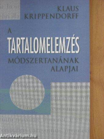 A tartalomelemzés módszertanának alapjai