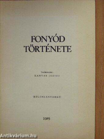 Fonyód története