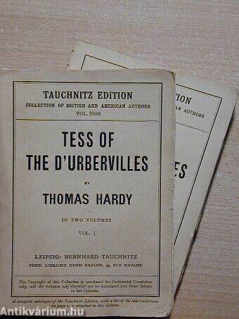 Tess of the d'Urbervilles I-II.