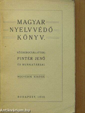 Magyar nyelvvédő könyv