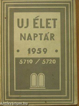 Új Élet Naptár 1959