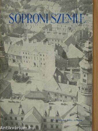 Soproni Szemle 1986/4.